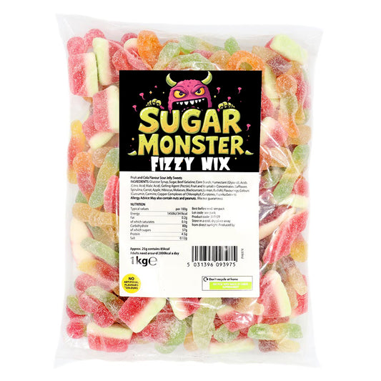 SUGAR MONSTER FIZZY MIX 1KG